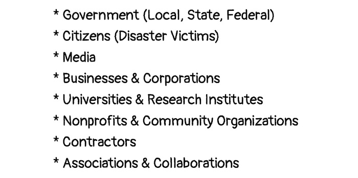 Stakeholders (Source: FEMA)